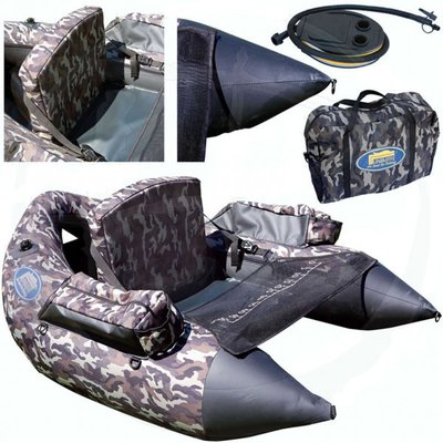 Lineaeffe Camo Float Tube XXL With Pump and Carry bag