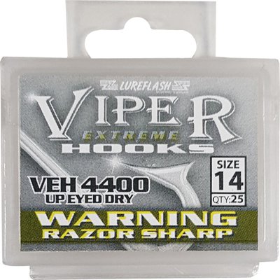 Lureflash Viper Extreme Up Eye Hooks 25pc