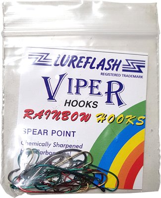 Lureflash Viper Rainbow Hooks