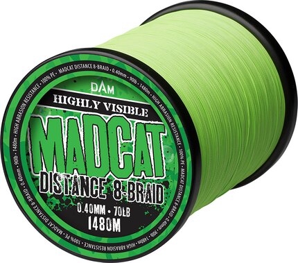 MADCAT Distance 8-Braid - Hi Vis Green