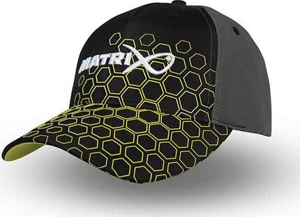 Matrix Hex Print Baseball Cap 