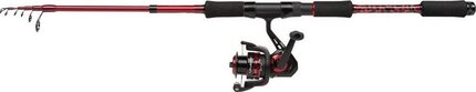 Mitchell Tanager Red Telescopic Spinning Combo