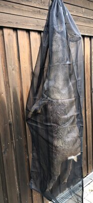 Mjoelner Fly Net Bag Roe Deer Black Medium