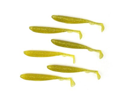Molix RA Shad 3.5in 6pc UV Exclusive Yellow/Gold