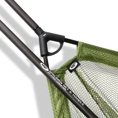 NGT Carbon 42in Net and Handle Combo - 42in Net with 1.8m 2pc Handle