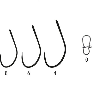 Nomura Barbless Hooks with Snap 10pc – Glasgow Angling Centre