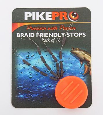 PikePro Braid Friendly Stops x 16