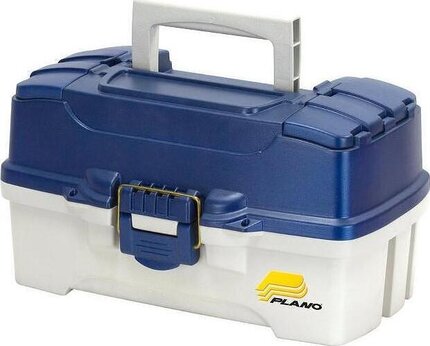 Plano 2-Tray Tackle Box - Blue /Off White
