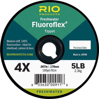 RIO Fluoroflex Fluorocarbon Tippet 100yd Guide Spool