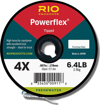 Rio Powerflex Tippet Material 30yd Spool