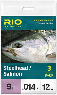 RIO Steelhead/Salmon Leader 9ft Triple Pack