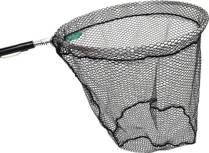 Sharpes Belmont Trout Net 16in Rubber Mesh