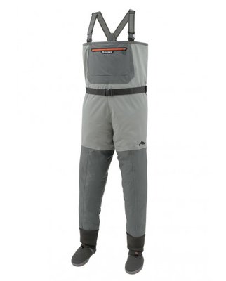 Simms Freestone Smoke Breathable Stockingfoot Chest Waders