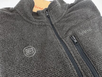 Simms Ltd Edition Hardy Rivershed Quarter Zip Carbon