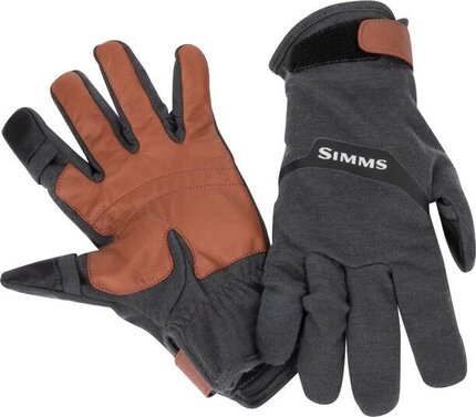 Simms LW Wool Tech Glove Carbon