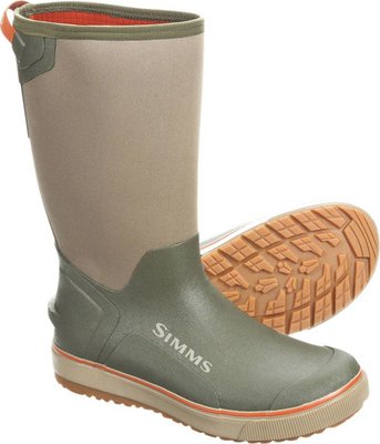 Simms Riverbank Pull-On Welly Style Boot - 14'' Loden