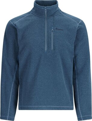 Simms Rivershed Half Zip Neptune Heather