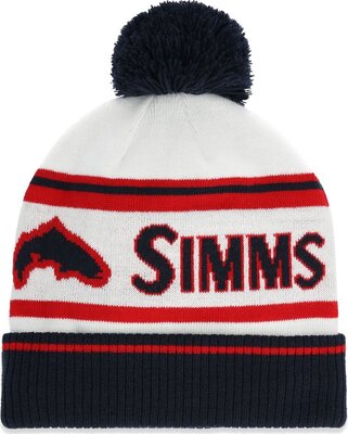 Simms Tip-Up Pom Beanie Americana