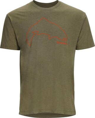 Simms Trout Outline T-Shirts