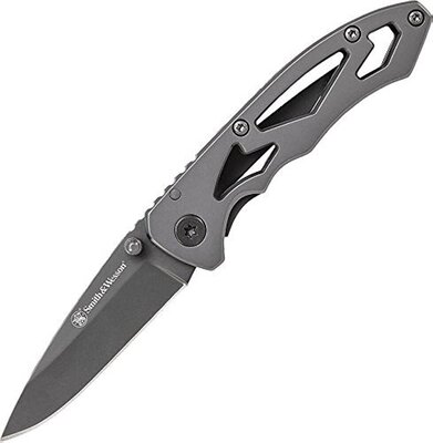 Smith & Wesson Drop Point Stainless Folding Knife 2.2in