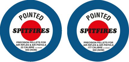 SMK Spitfire Pointed Pellets (500 Tin)