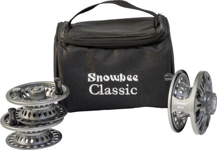 Snowbee Classic 2 Fly Reel Kit - Reel & 2 Spare Spools with Case
