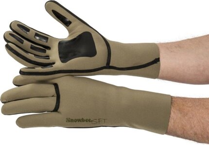 Snowbee SFT Neoprene Gloves Green