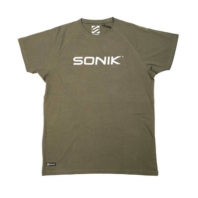 Sonik Raglan Tee Green