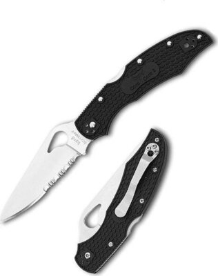 Spyderco Byrd Cara Cara 2 LWT Cutting Edge Black FRN 3.75in Locking Knife