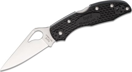 Spyderco Byrd Meadowlark 2 LWT Black FRN 2.9in Locking Knife