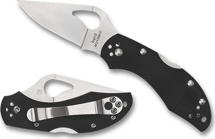 Spyderco Byrd Robin 2 Black 2.4in Locking Knife