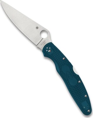 Spyderco Police 4 Lightweight Blue 4.38in Locking Knife