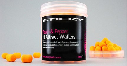 Sticky Baits Peach & Pepper Wafters