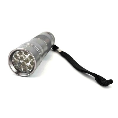 Stillwater 12 LED UV 395nm Torch Silver 9.5cm