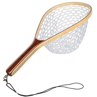 Stillwater Classic Wood Scoop Net with Silicone Ghost Mesh 60x38.5x23cm