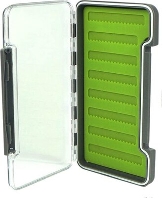 Stillwater Clearview Slim EVO Slotted Green Silicone Fly Box