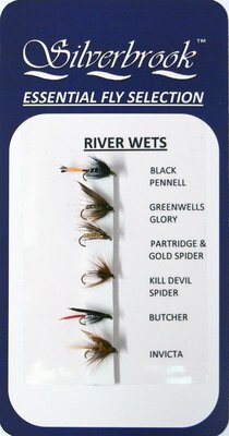 Stillwater Fly Selection 6 x River Wets