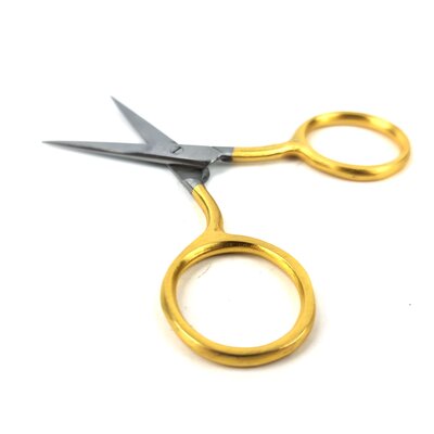 Stillwater Gold Extra Large Loops Fly Tying Scissors Straight 4in