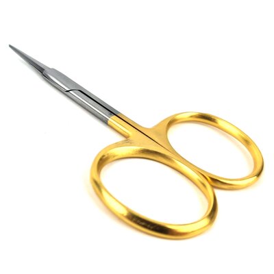 Stillwater Gold Loop Micro Tip Straight Scissor 3.5in