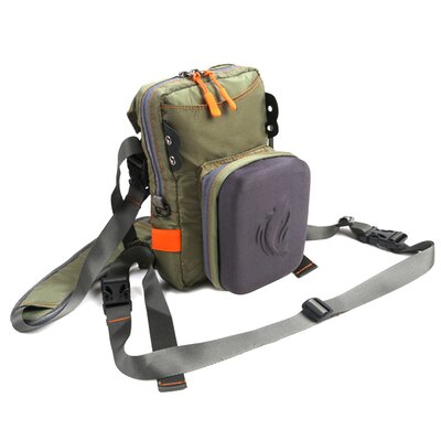 Stillwater Guide Chest Pack Safe With Moulded Fly Bench