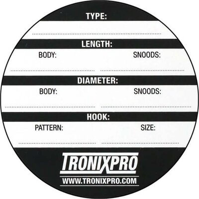 Tronixpro Rig Winder Labels 6.5cm 50pc