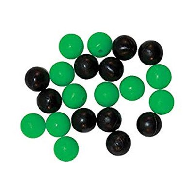 Tronixpro Round Beads Black/Green 8mm