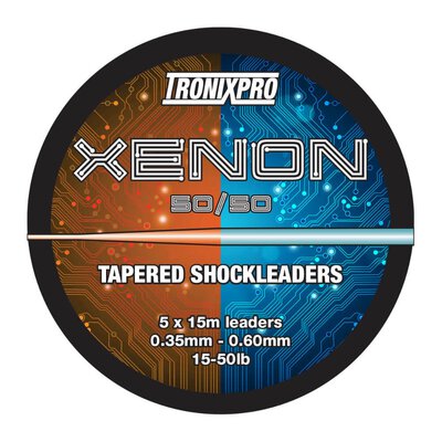 Tronixpro Xenon Tapered Leader 50/50 5x15m