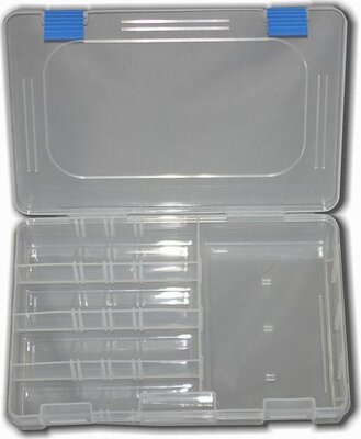 Turrall Clear Plastic Pike Fly Box (6 Comp)
