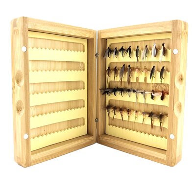 Turrall Fly Selection - Bamboo Box Scottish River 32 Flies