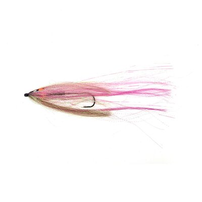 Turrall Snake Pink Olive Pike Fly #6/0