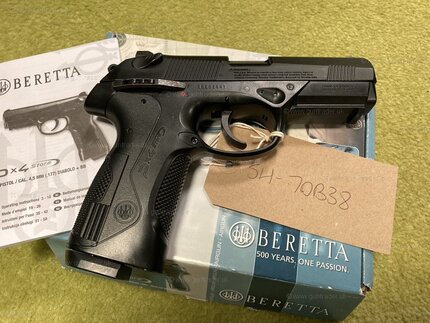 Preloved Umarex Beretta PX4 Storm .177 BB & Pellet Co2 Pistol (Boxed) - As New
