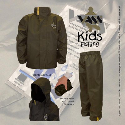 Vass Kids Fishing Junior Jacket & Trouser Set