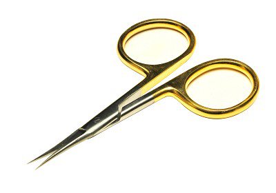 Veniard Gold Loop Micro-Tip Scissors 4''