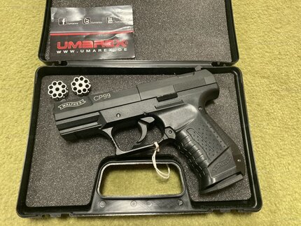 Preloved Walther CP99 .177 Co2 Pellet Pistol with Hard Case - Excellent